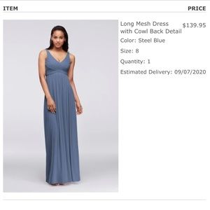 Bridesmaid dress NWT